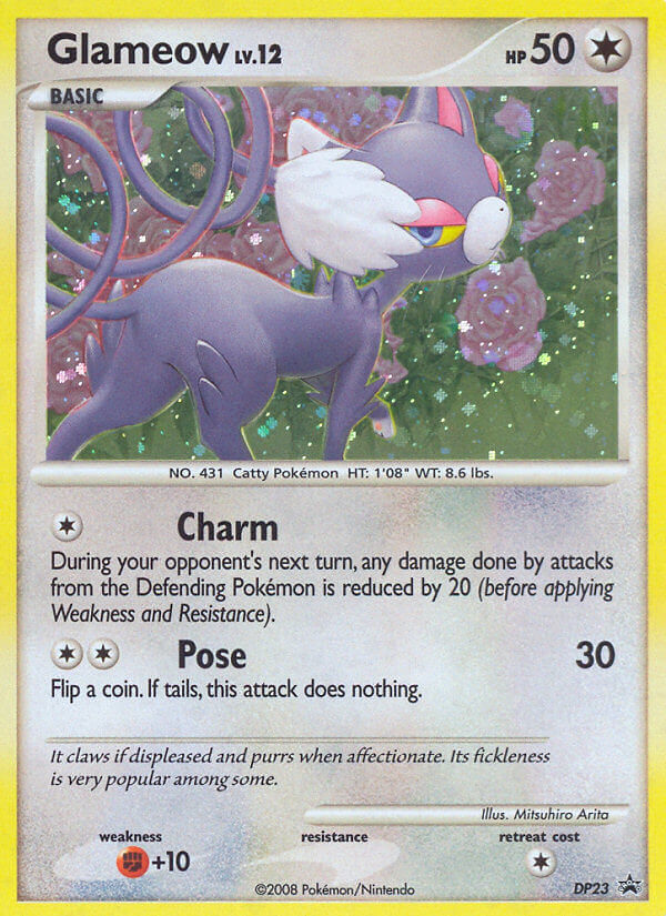 Glameow (DP23) [Diamond & Pearl: Black Star Promos] | Card Merchant Takapuna