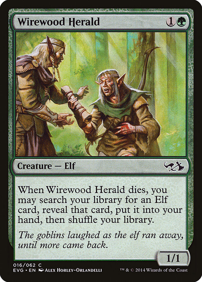 Wirewood Herald (Elves vs. Goblins) [Duel Decks Anthology] | Card Merchant Takapuna