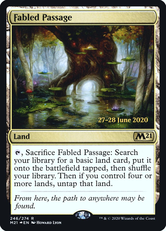 Fabled Passage [Core Set 2021 Prerelease Promos] | Card Merchant Takapuna