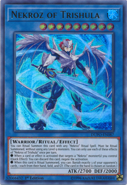 Nekroz of Trishula [DUPO-EN087] Ultra Rare | Card Merchant Takapuna