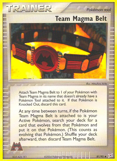 Team Magma Belt (81/95) [EX: Team Magma vs Team Aqua] | Card Merchant Takapuna