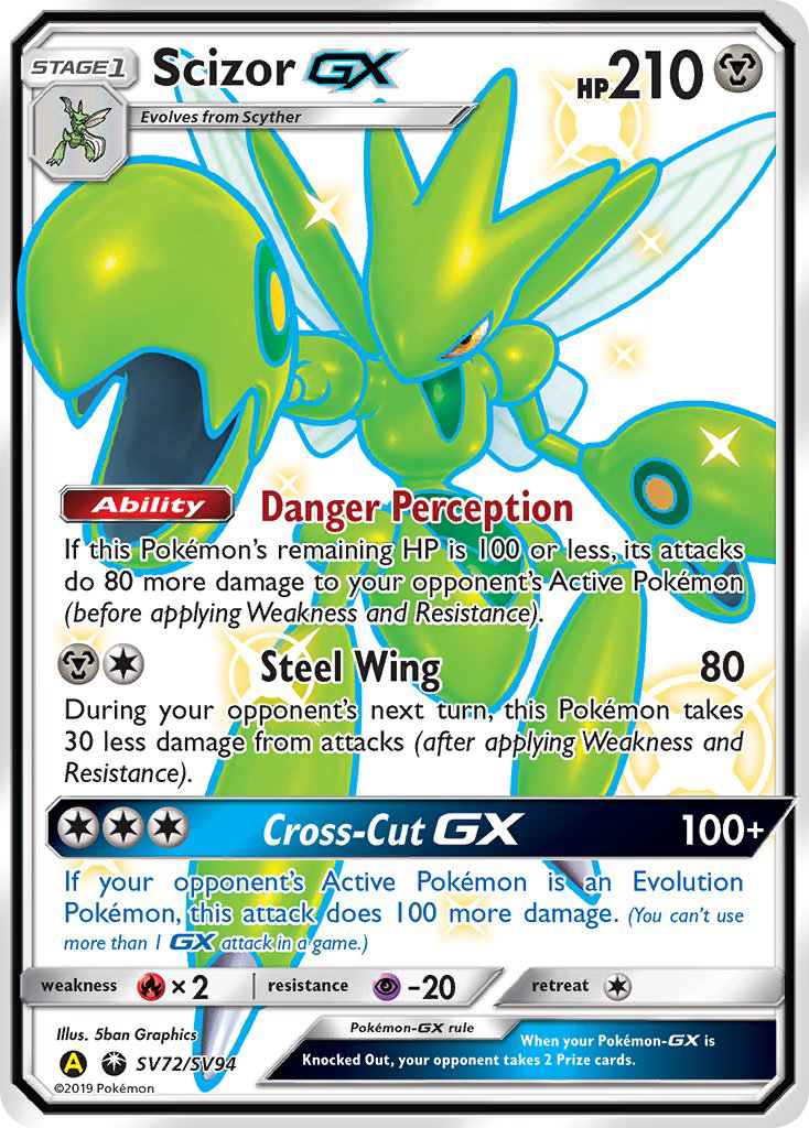 Scizor GX (SV72/SV94) [Sun & Moon: Hidden Fates - Shiny Vault] | Card Merchant Takapuna