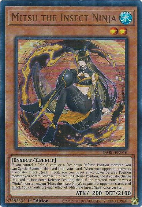 Mitsu the Insect Ninja [DABL-EN016] Ultra Rare | Card Merchant Takapuna