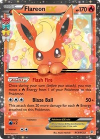 Flareon EX (RC6/RC32) [Generations: Radiant Collection] | Card Merchant Takapuna