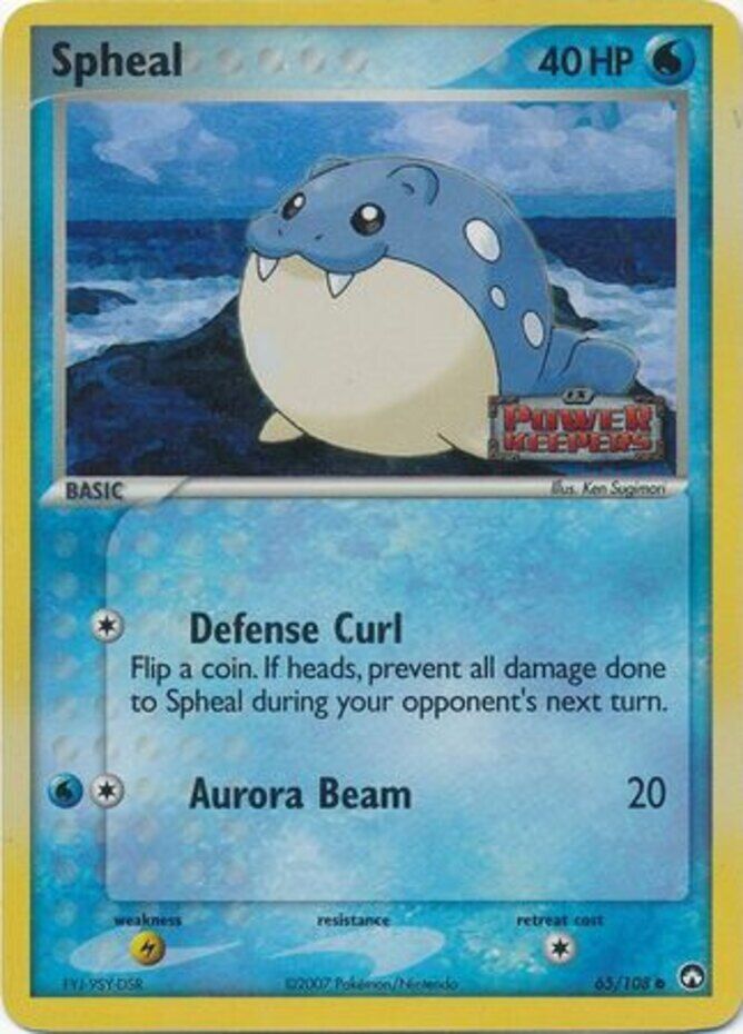 Spheal (65/108) (Stamped) [EX: Power Keepers] | Card Merchant Takapuna