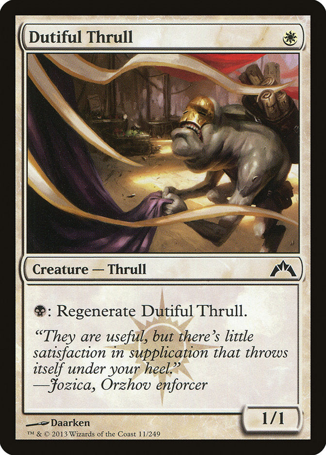 Dutiful Thrull [Gatecrash] | Card Merchant Takapuna