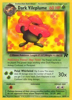 Dark Vileplume (30/82) [Team Rocket Unlimited] | Card Merchant Takapuna