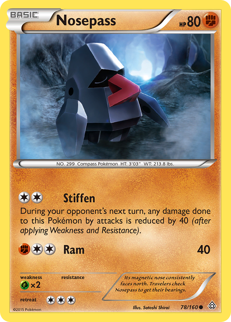 Nosepass (78/160) [XY: Primal Clash] | Card Merchant Takapuna