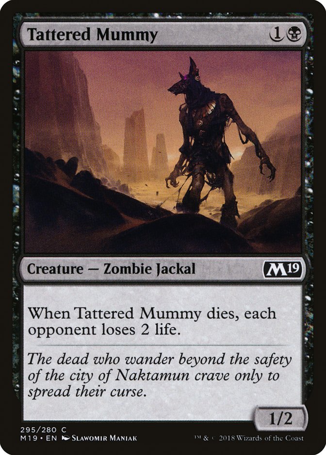 Tattered Mummy [Core Set 2019] | Card Merchant Takapuna