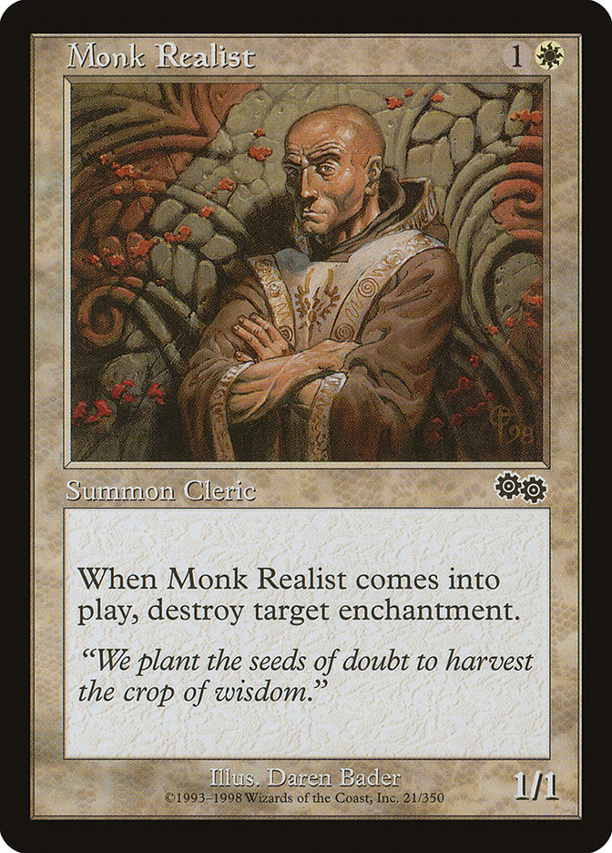 Monk Realist [Urza's Saga] | Card Merchant Takapuna