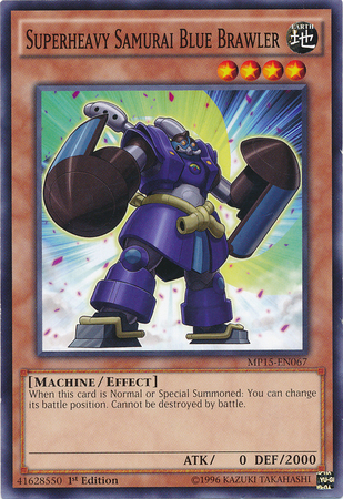 Superheavy Samurai Blue Brawler [MP15-EN067] Common | Card Merchant Takapuna