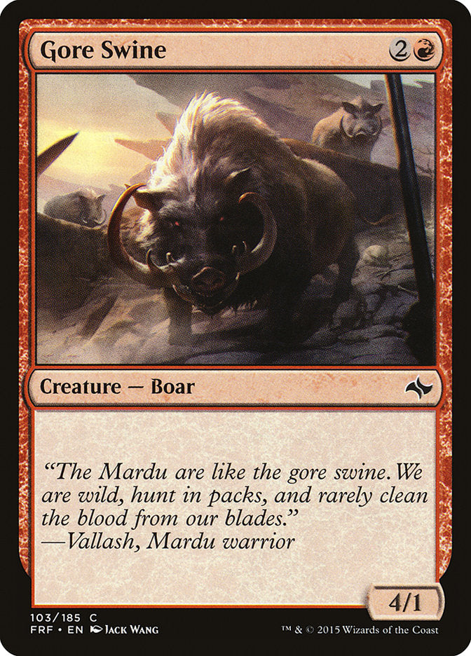 Gore Swine [Fate Reforged] | Card Merchant Takapuna