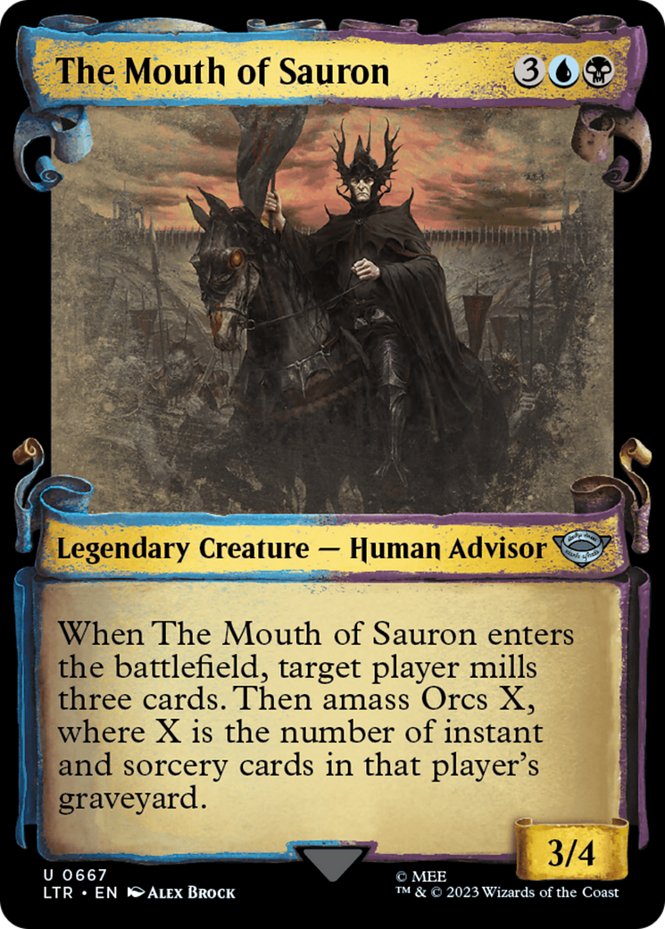 The Mouth of Sauron [The Lord of the Rings: Tales of Middle-Earth Showcase Scrolls] | Card Merchant Takapuna