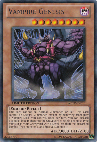 Vampire Genesis [WCPP-EN010] Rare | Card Merchant Takapuna