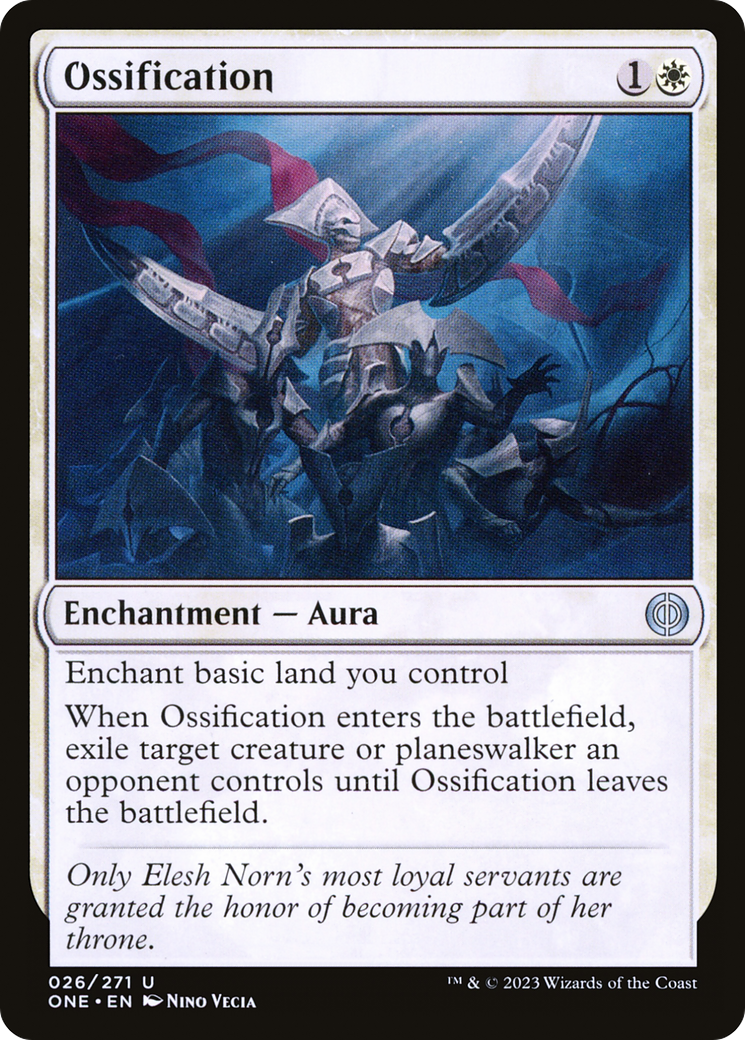 Ossification [Phyrexia: All Will Be One] | Card Merchant Takapuna