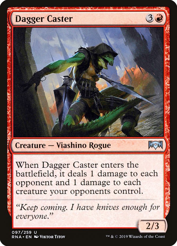 Dagger Caster [Ravnica Allegiance] | Card Merchant Takapuna