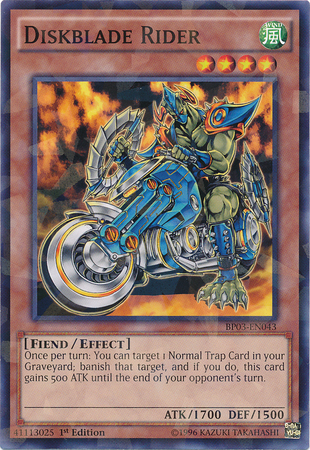 Diskblade Rider [BP03-EN043] Shatterfoil Rare | Card Merchant Takapuna