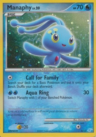 Manaphy (4/12) [Diamond & Pearl: Trainer Kit - Manaphy] | Card Merchant Takapuna