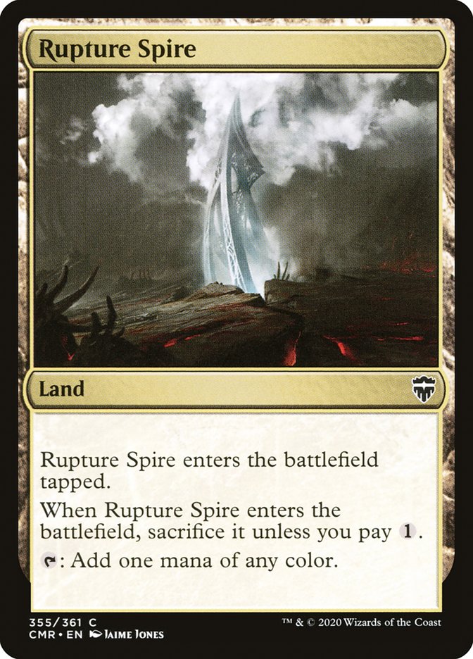 Rupture Spire (355) [Commander Legends] | Card Merchant Takapuna