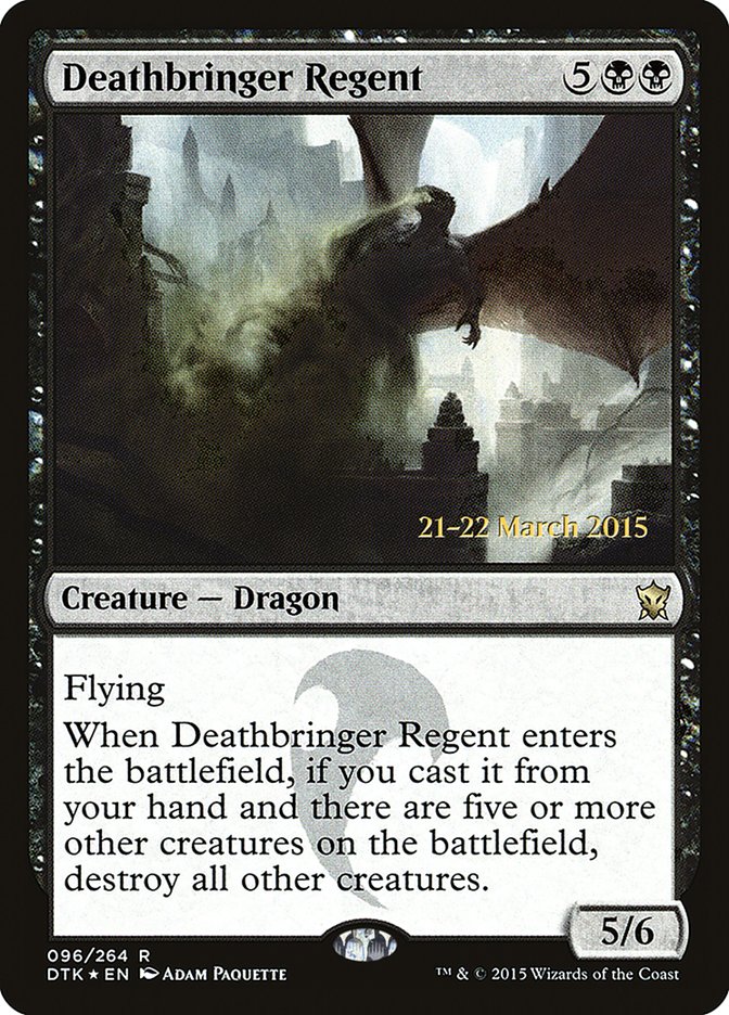 Deathbringer Regent [Dragons of Tarkir Prerelease Promos] | Card Merchant Takapuna