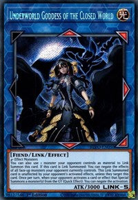 Underworld Goddess of the Closed World [BLVO-EN050] Secret Rare | Card Merchant Takapuna