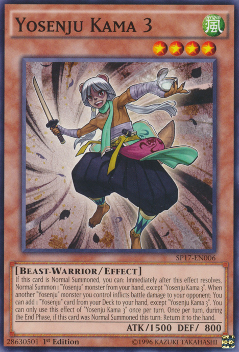 Yosenju Kama 3 [SP17-EN006] Common | Card Merchant Takapuna