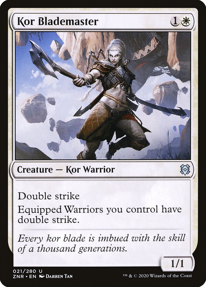 Kor Blademaster [Zendikar Rising] | Card Merchant Takapuna