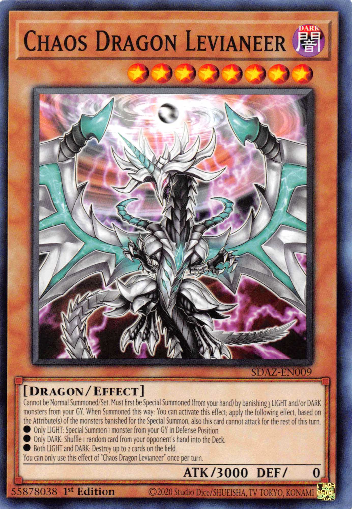 Chaos Dragon Levianeer [SDAZ-EN009] Common | Card Merchant Takapuna