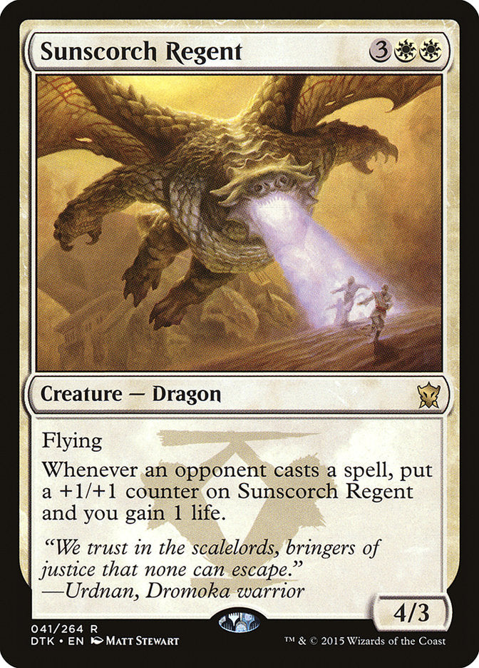 Sunscorch Regent [Dragons of Tarkir] | Card Merchant Takapuna