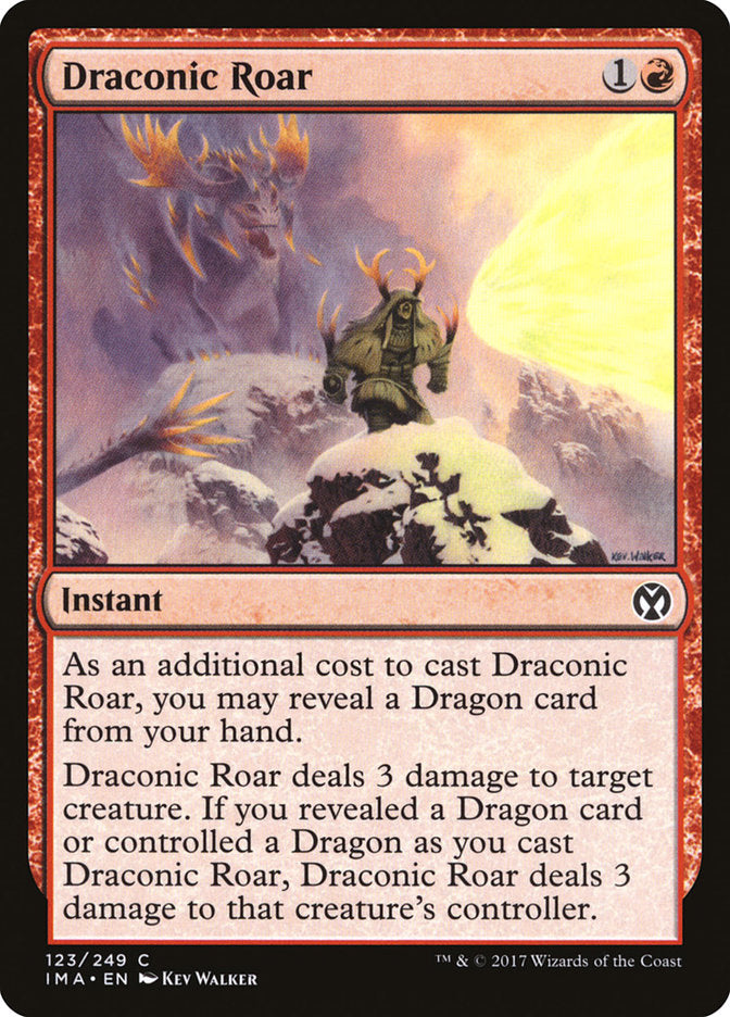 Draconic Roar [Iconic Masters] | Card Merchant Takapuna