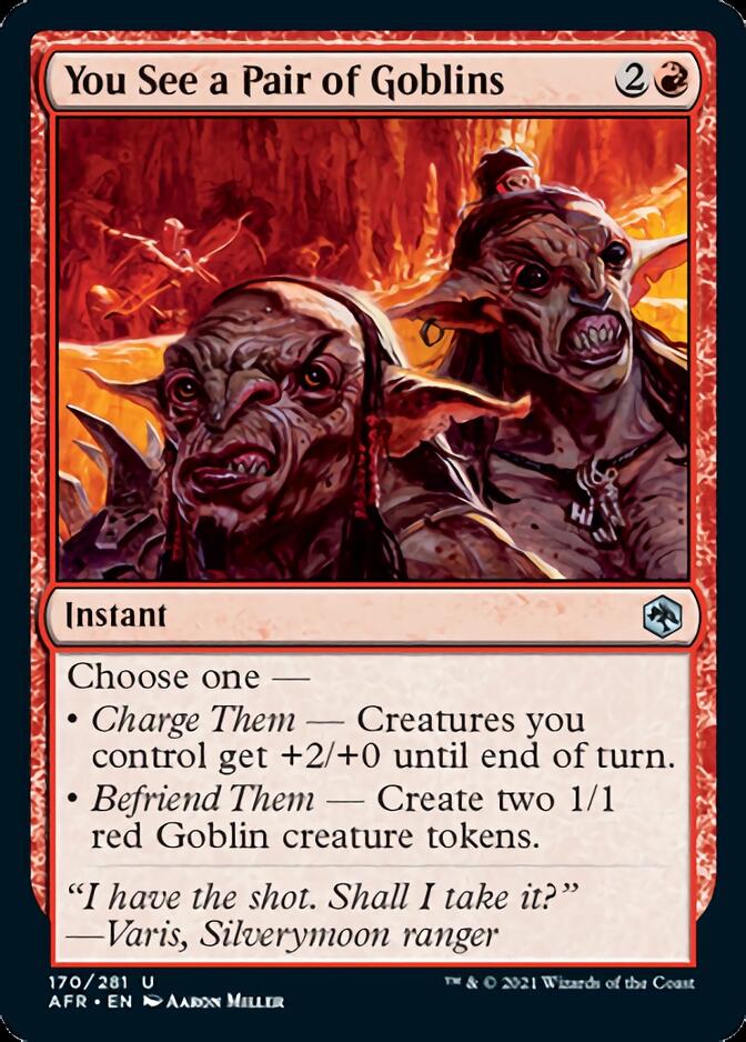 You See a Pair of Goblins [Dungeons & Dragons: Adventures in the Forgotten Realms] | Card Merchant Takapuna