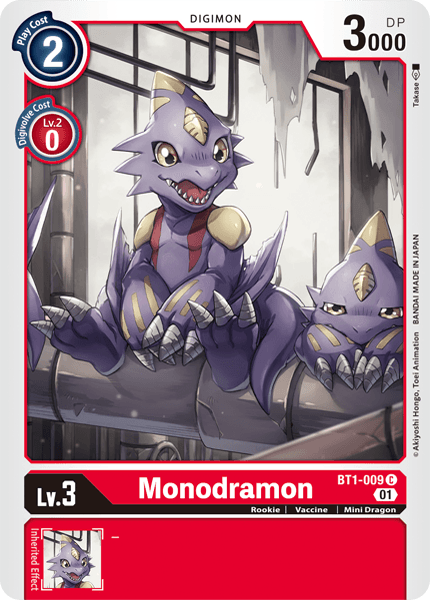 Monodramon [BT1-009] (Alternative Art) [Starter Deck: Gallantmon] | Card Merchant Takapuna