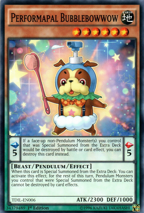 Performapal Bubblebowwow [TDIL-EN006] Common | Card Merchant Takapuna