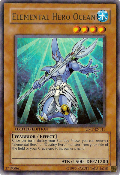 Elemental Hero Ocean [JUMP-EN013] Ultra Rare | Card Merchant Takapuna