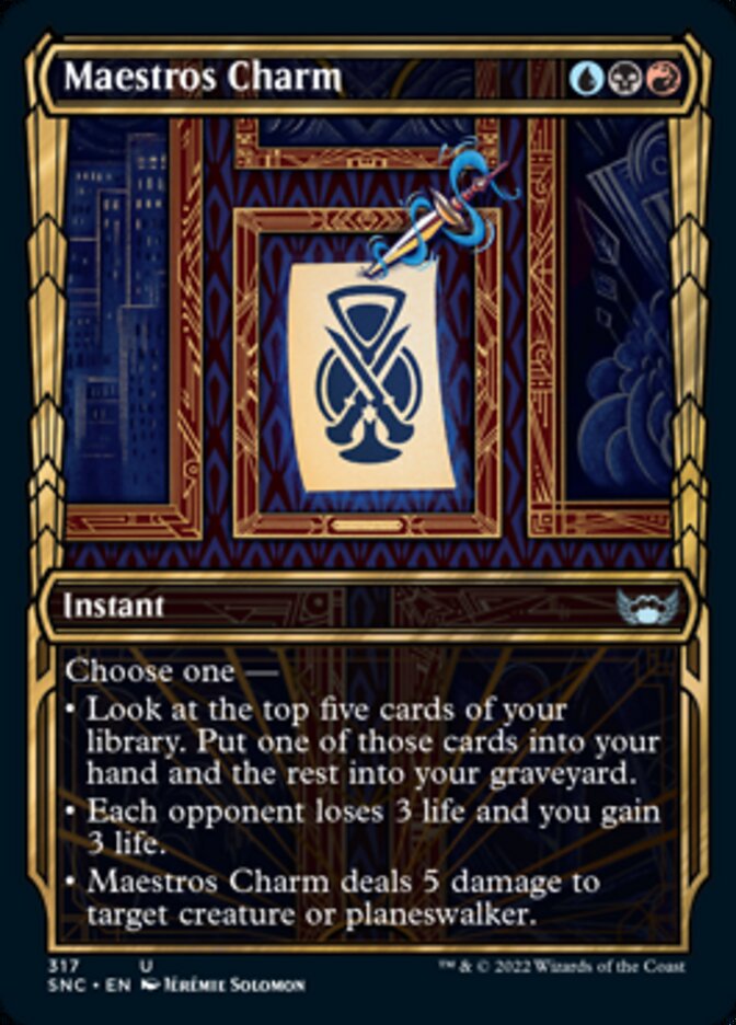 Maestros Charm (Showcase Golden Age) [Streets of New Capenna] | Card Merchant Takapuna