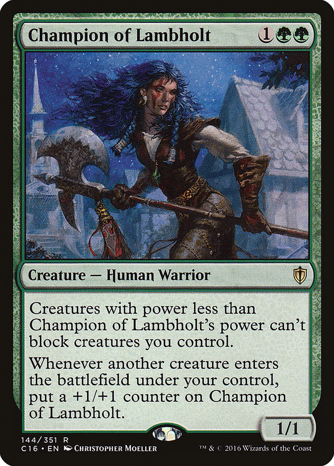 Champion of Lambholt [Commander 2016] | Card Merchant Takapuna