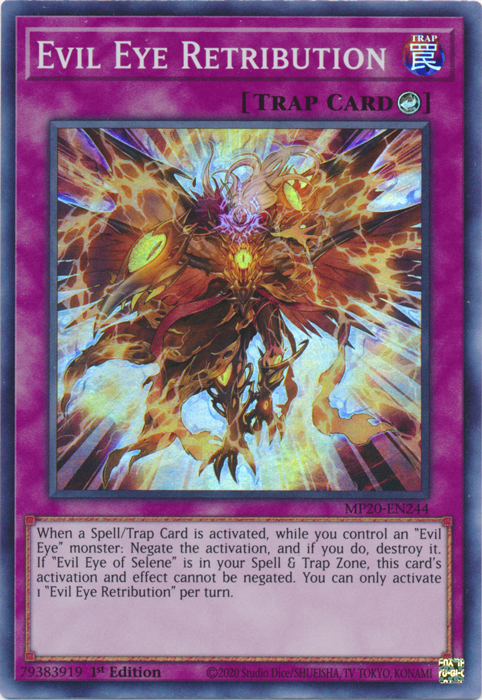 Evil Eye Retribution [MP20-EN244] Super Rare | Card Merchant Takapuna