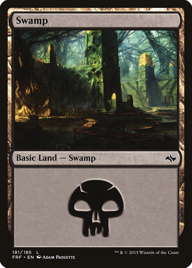 Swamp (181) [Fate Reforged] | Card Merchant Takapuna