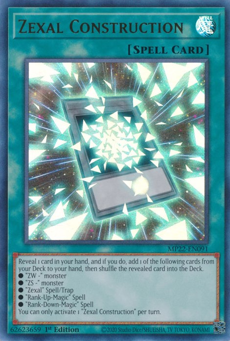 Zexal Construction [MP22-EN091] Ultra Rare | Card Merchant Takapuna