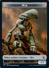 Myr // Treasure Double-Sided Token [Commander 2021 Tokens] | Card Merchant Takapuna