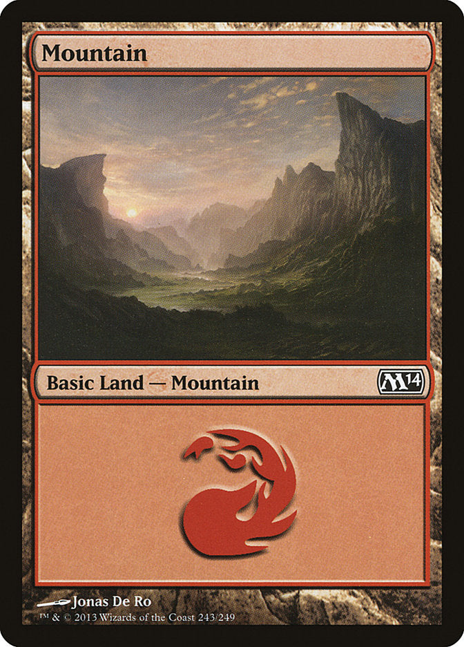 Mountain (243) [Magic 2014] | Card Merchant Takapuna