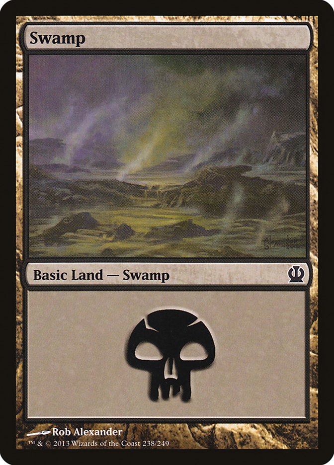 Swamp (238) [Theros] | Card Merchant Takapuna