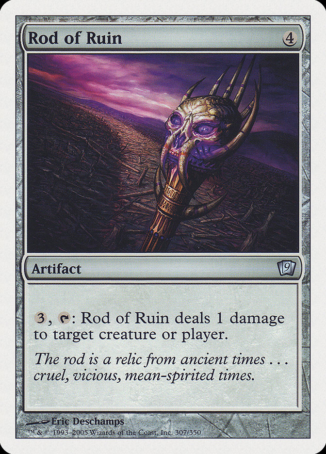 Rod of Ruin [Ninth Edition] | Card Merchant Takapuna