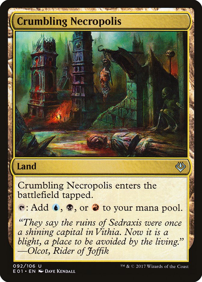 Crumbling Necropolis [Archenemy: Nicol Bolas] | Card Merchant Takapuna