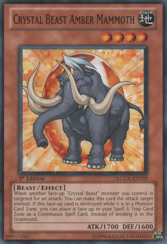 Crystal Beast Amber Mammoth [LCGX-EN159] Common | Card Merchant Takapuna