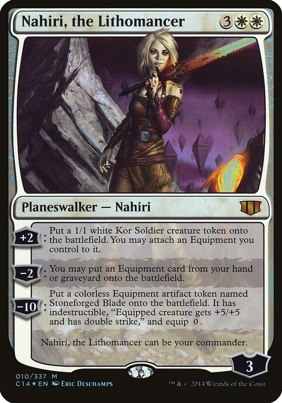 Nahiri, the Lithomancer (Oversized) [Commander 2014 Oversized] | Card Merchant Takapuna