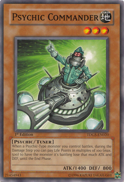 Psychic Commander [TDGS-EN020] Common | Card Merchant Takapuna