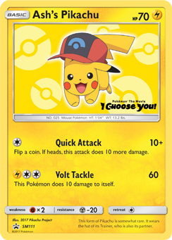 Ash's Pikachu (SM111) [Sun & Moon: Black Star Promos] | Card Merchant Takapuna