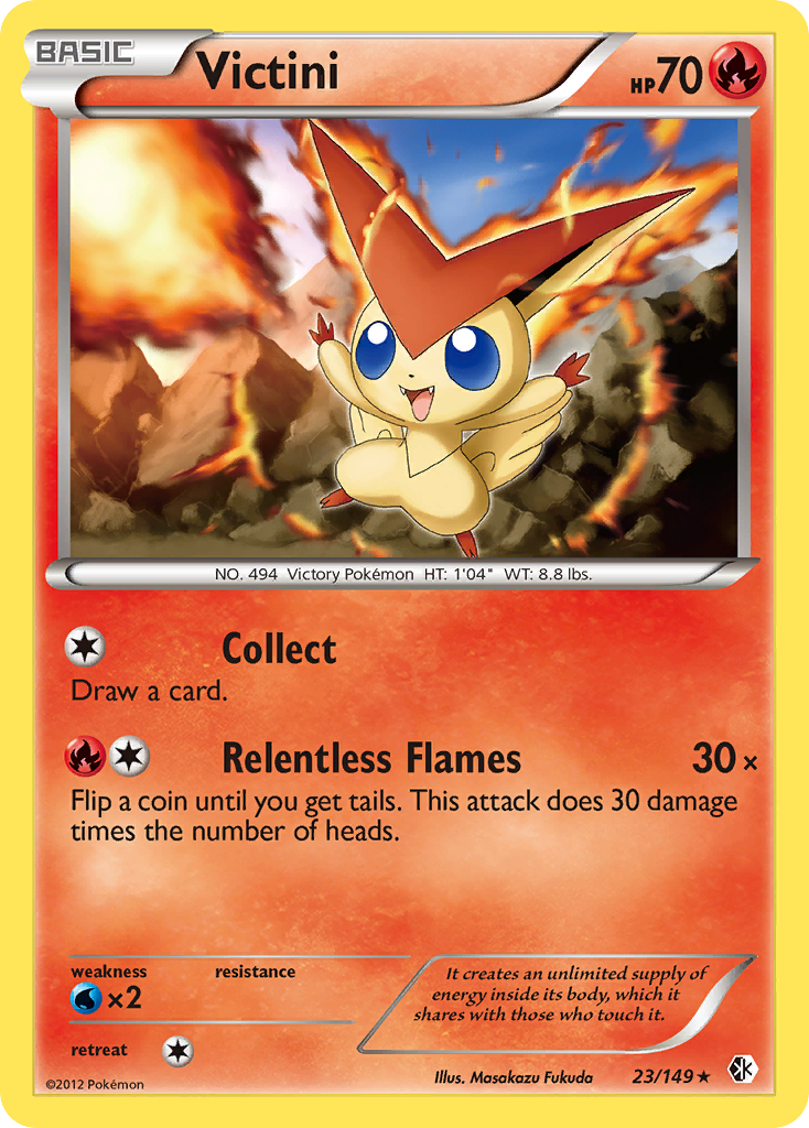 Victini (23/149) [Black & White: Boundaries Crossed] | Card Merchant Takapuna