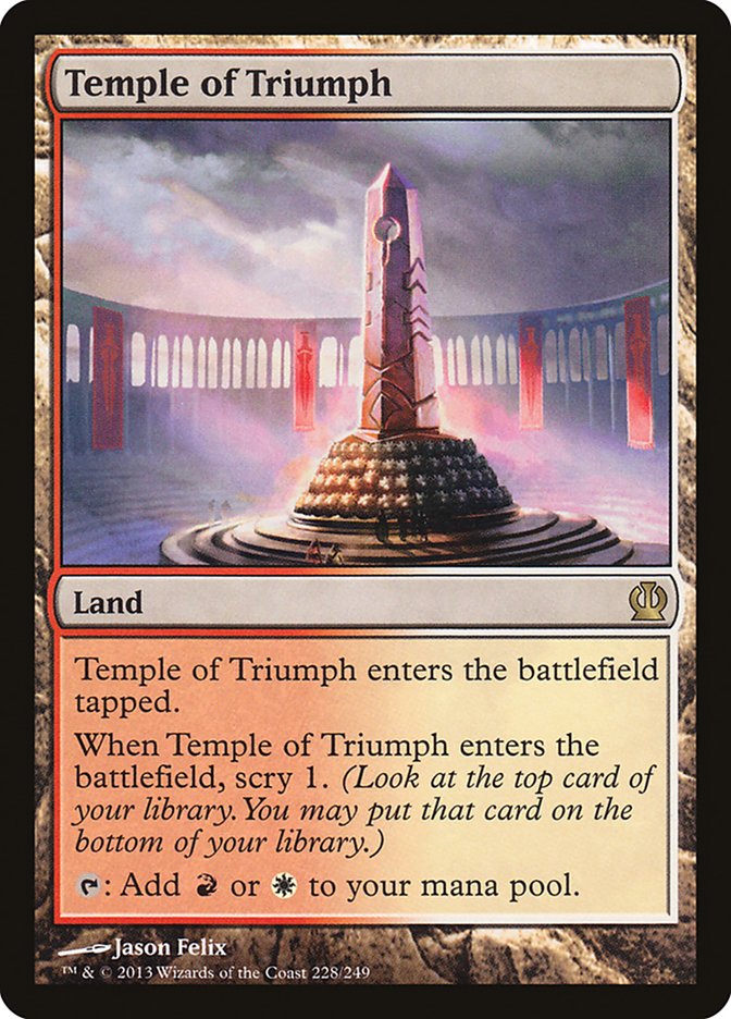 Temple of Triumph [Theros] | Card Merchant Takapuna